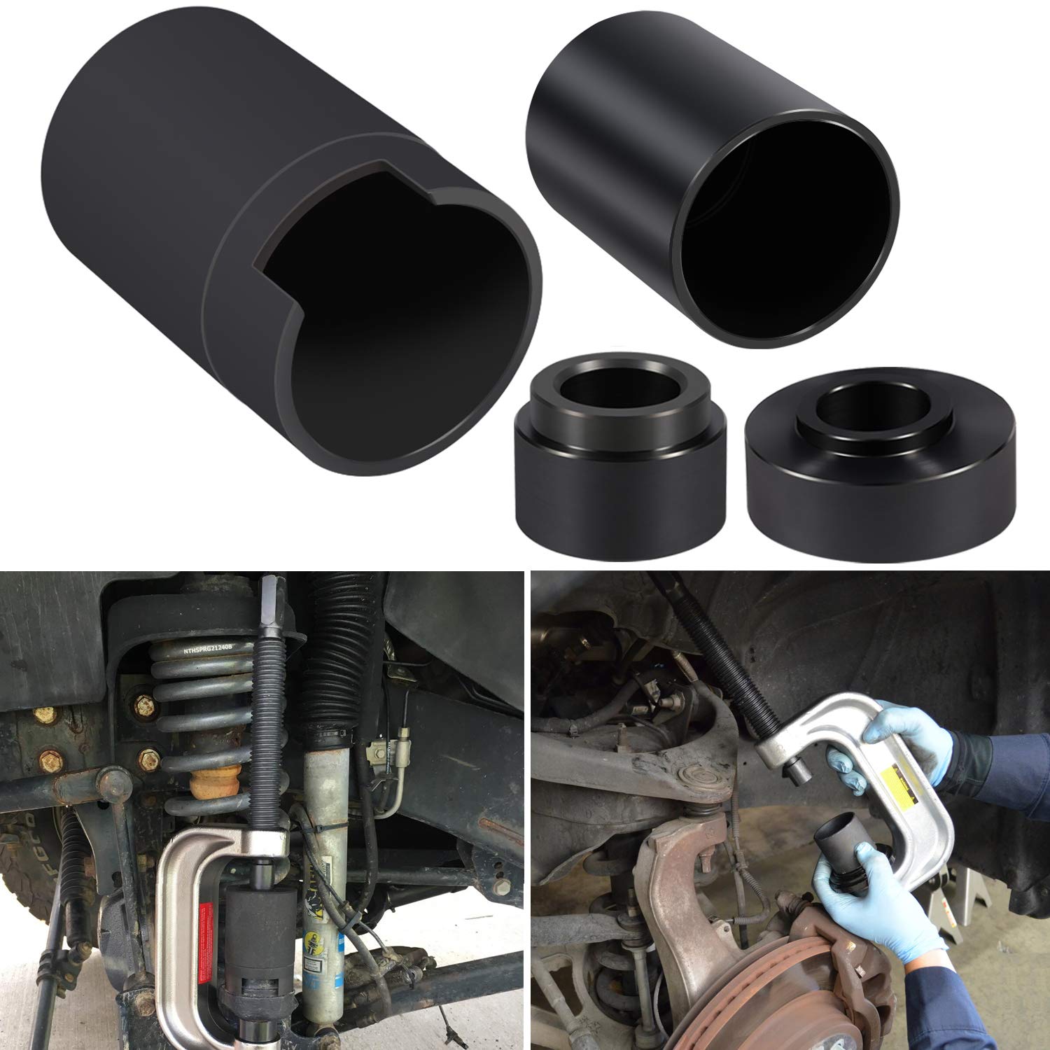 Jeep Dodge Ball Joint Service Adapter Tool - Heavy Duty Suspension Repair Kit for Wrangler, Cherokee, Grand Cherokee, Ram 1500 - Perfect for DIY Mechanics & Auto Shops