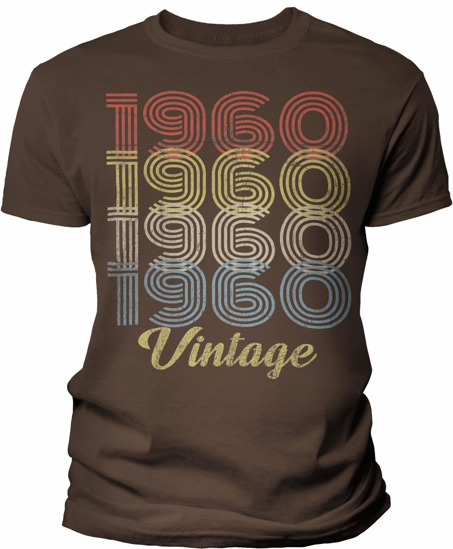 Vintage 1960 Retro 65th Birthday Gift T-Shirt for Men - Funny 65 Year Old Present - Perfect for Parties, Gag Gifts & Milestone Celebrations