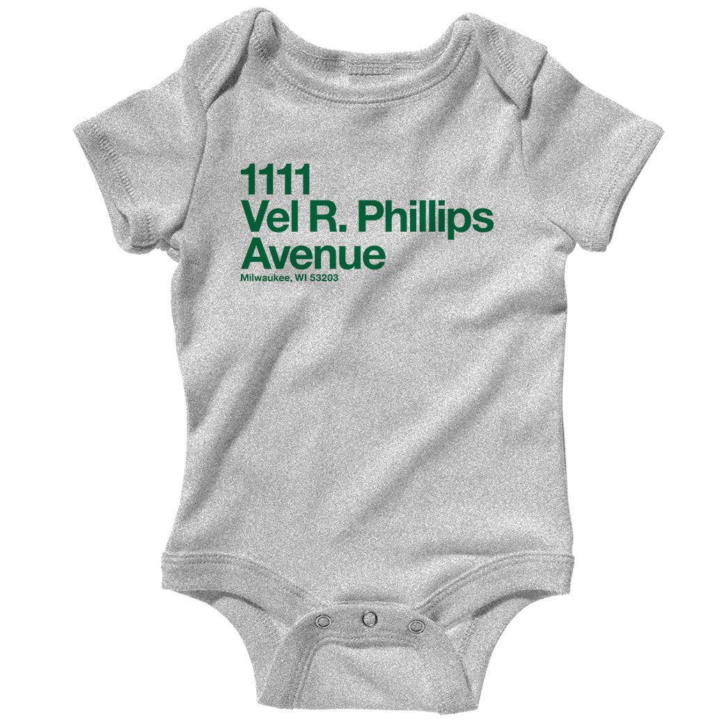 Smash Transit Baby Milwaukee Bucks Basketball Stadium Creeper - Perfect for NBA Games, Sports Events & Basketball Fan Gifts