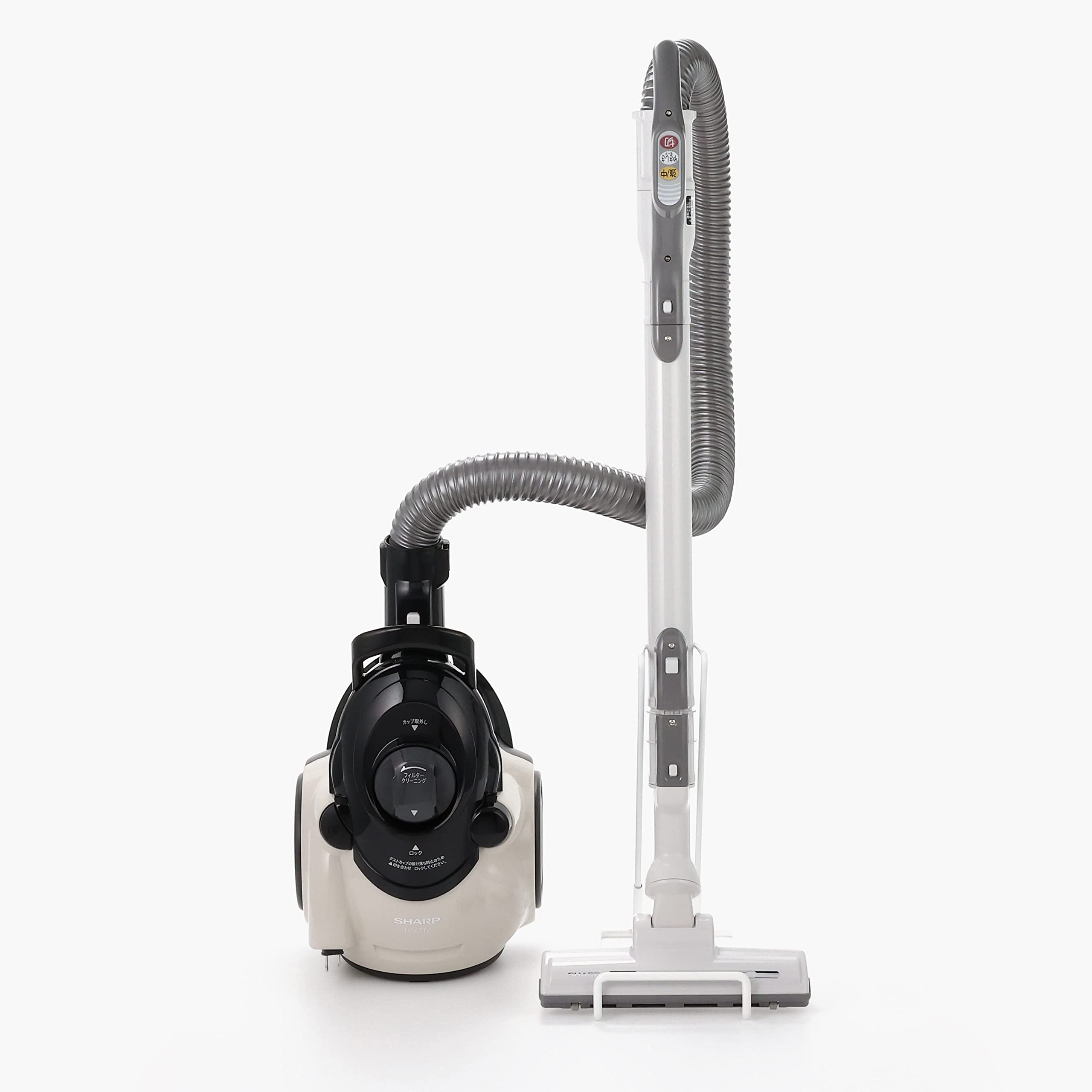 Sharp Cyclone Vacuum Cleaner EC-CT12-C - Powerful Cordless Stick Vacuum with HEPA Filtration, Lightweight for Easy Home Cleaning, Perfect for Hardwood Floors, Carpets and Pet Hair Removal