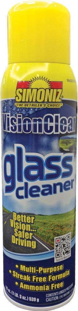 Vision Clear Glass Cleaner - Streak-Free Window & Mirror Cleaner Spray for Sparkling Clean Glass Surfaces - Perfect for Homes, Cars, and Offices