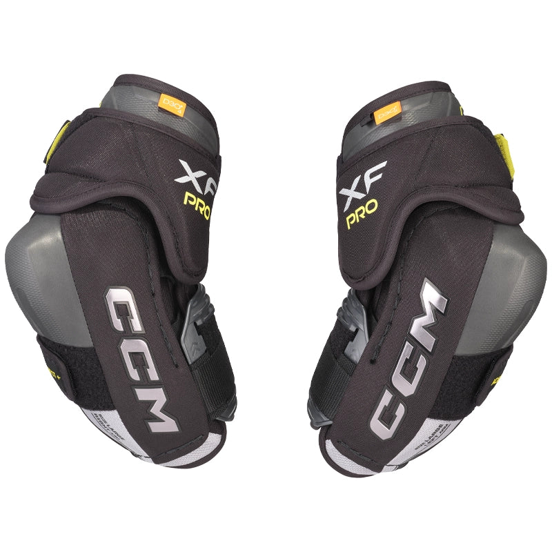 CCM Tacks XF Pro Elbow Pads for Junior Hockey Players - Protective Gear for Youth Ice Hockey Practice & Games
