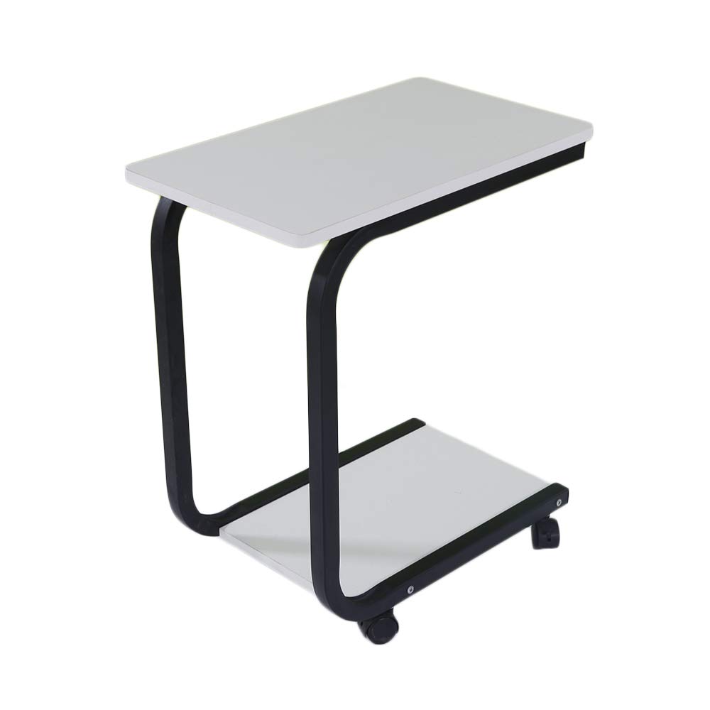 15mm Thick Chipboard Removable Coffee Table - White Modern Sofa Side Table for Living Room, Bedroom & Office Use