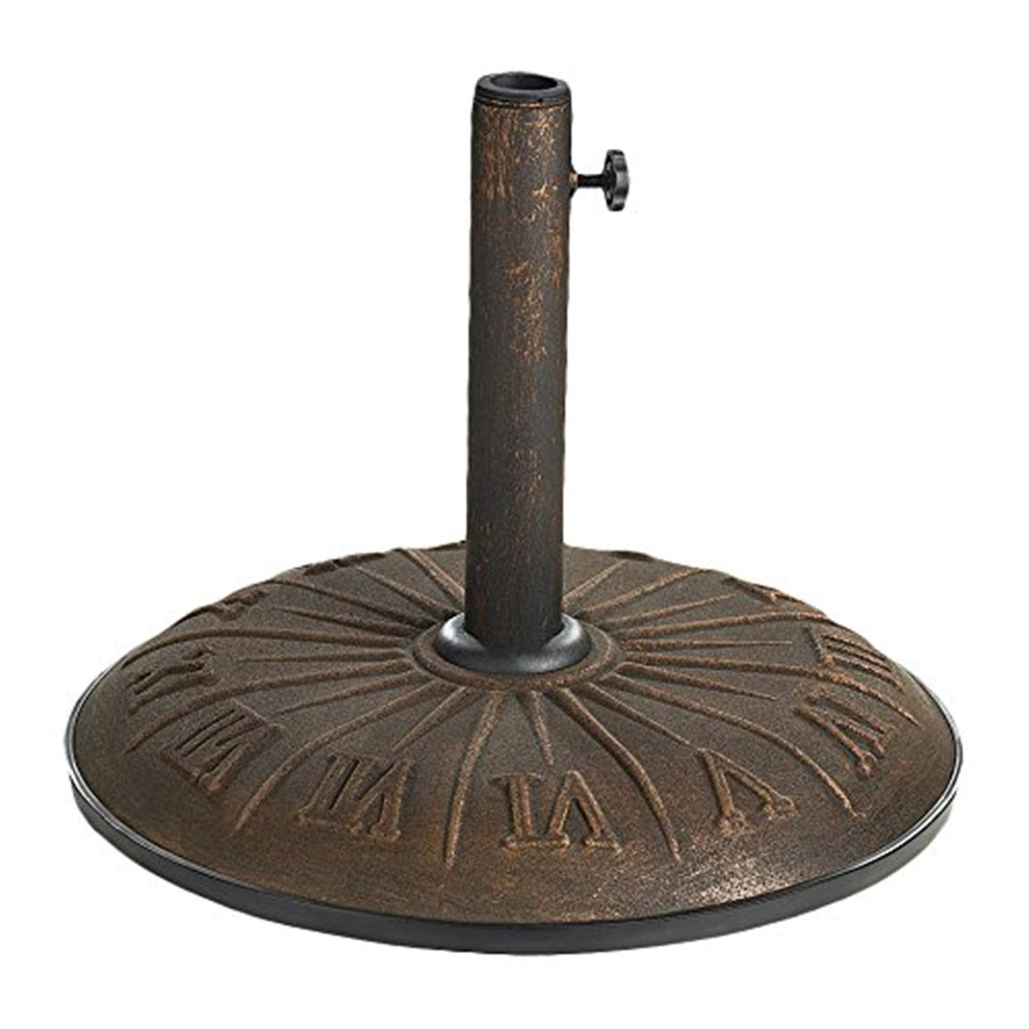 International Caravan Resin Roman Numeral Umbrella Stand - Elegant Entryway Organizer for Home, Office & Garden Decor