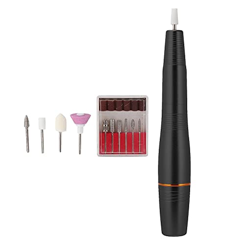 Professional Nail Drill Machine 18000-20000 RPM - Portable & Lightweight for Manicurists - Perfect for Salon, Home & Travel Nail Care (Black) | A K Homes