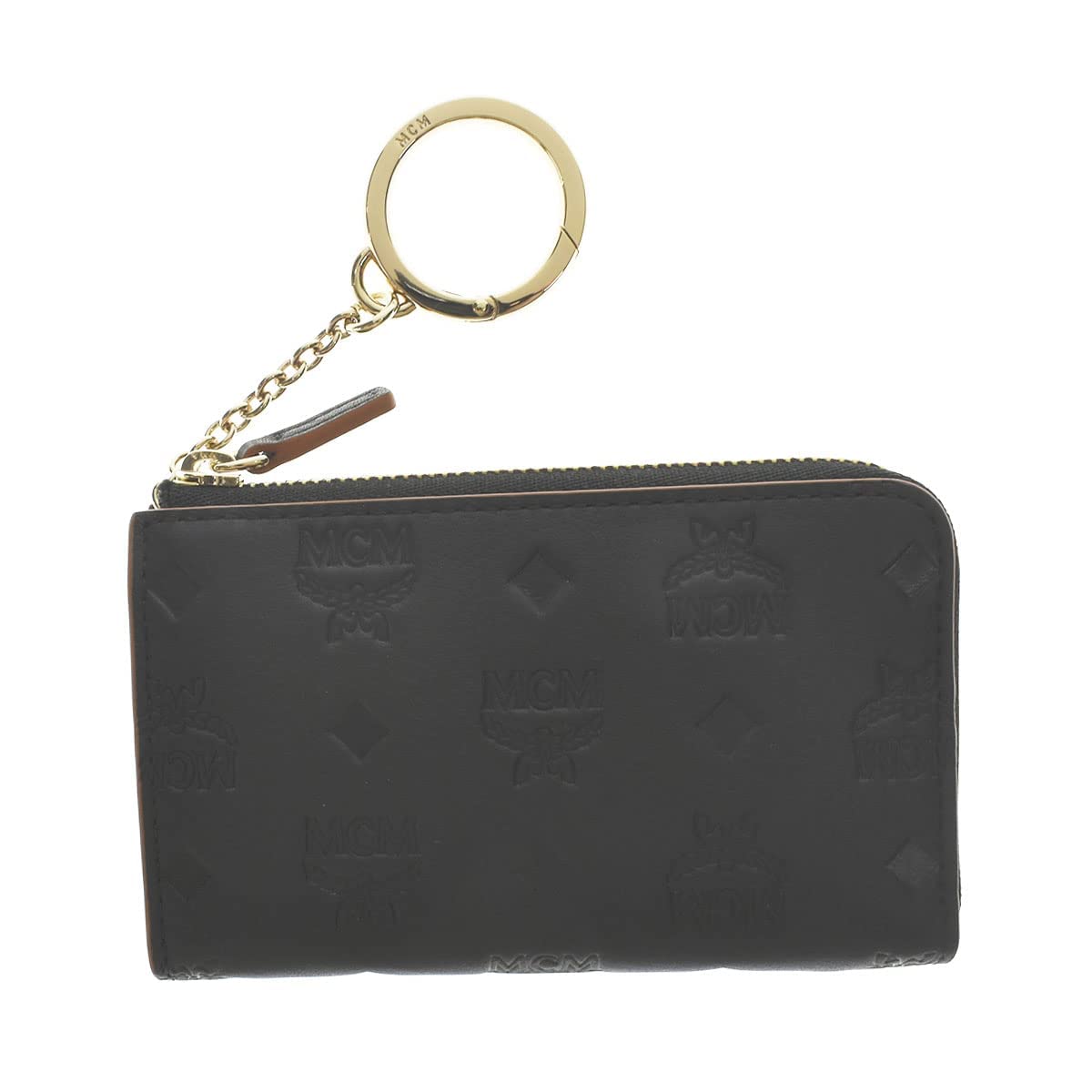 MCM Klara Monogrammed Leather Zipped Wallet Mini Black - Stylish Compact Wallet for Women, Perfect for Everyday Use, Travel & Gift Giving
