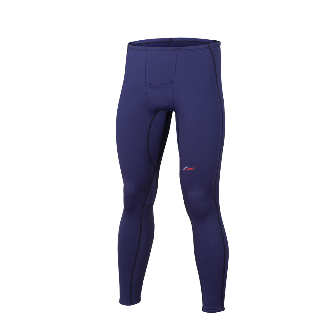 Men's Factor 2 Mid Layer Thermal Leggings with Fly Opening - Warm Base Layer for Hiking, Running & Outdoor Activities