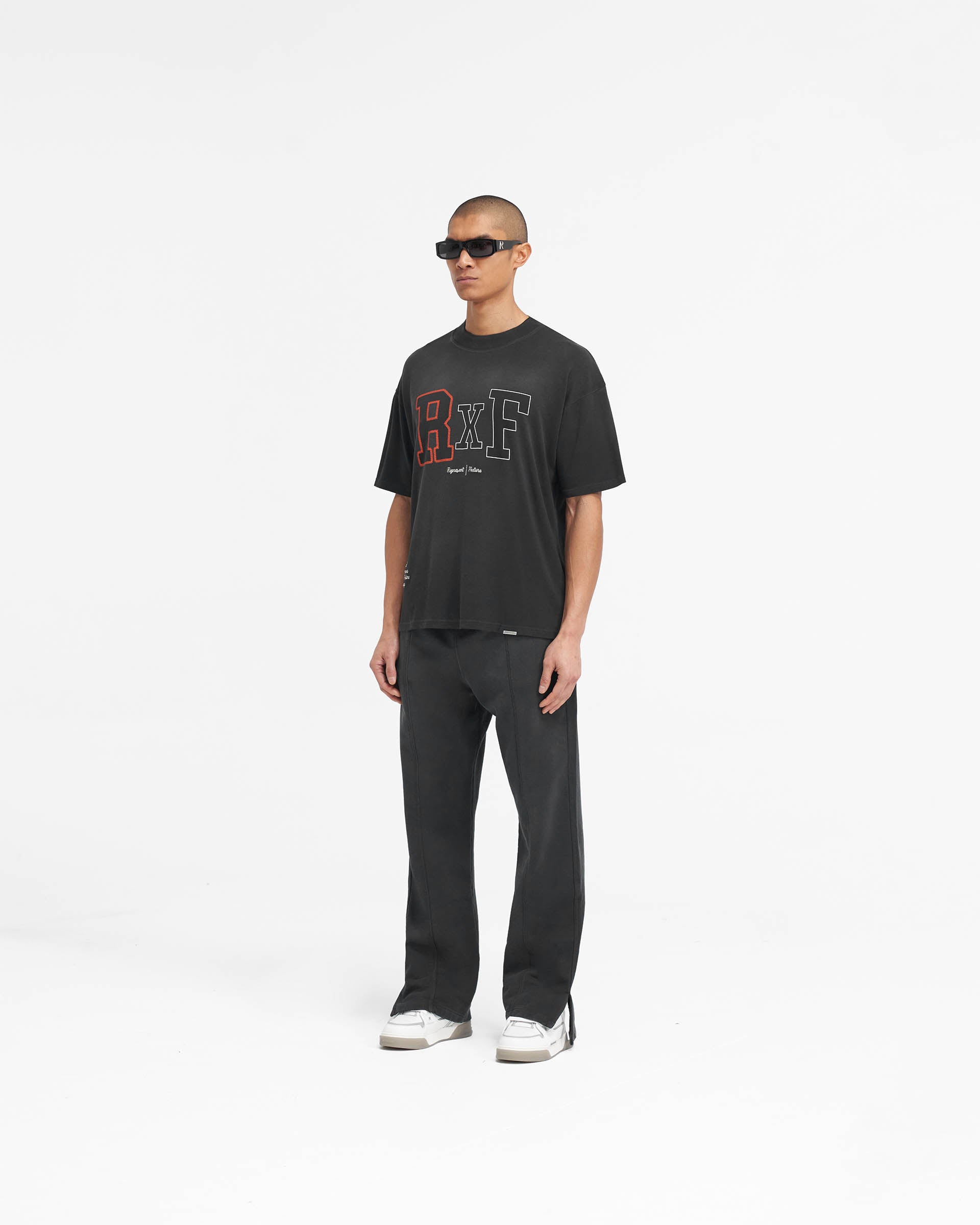 Represent X Feature Champions T-Shirt - Stained Black | Vintage Graphic Tee for Men & Women | Perfect for Streetwear, Casual Outfits & Everyday Wear