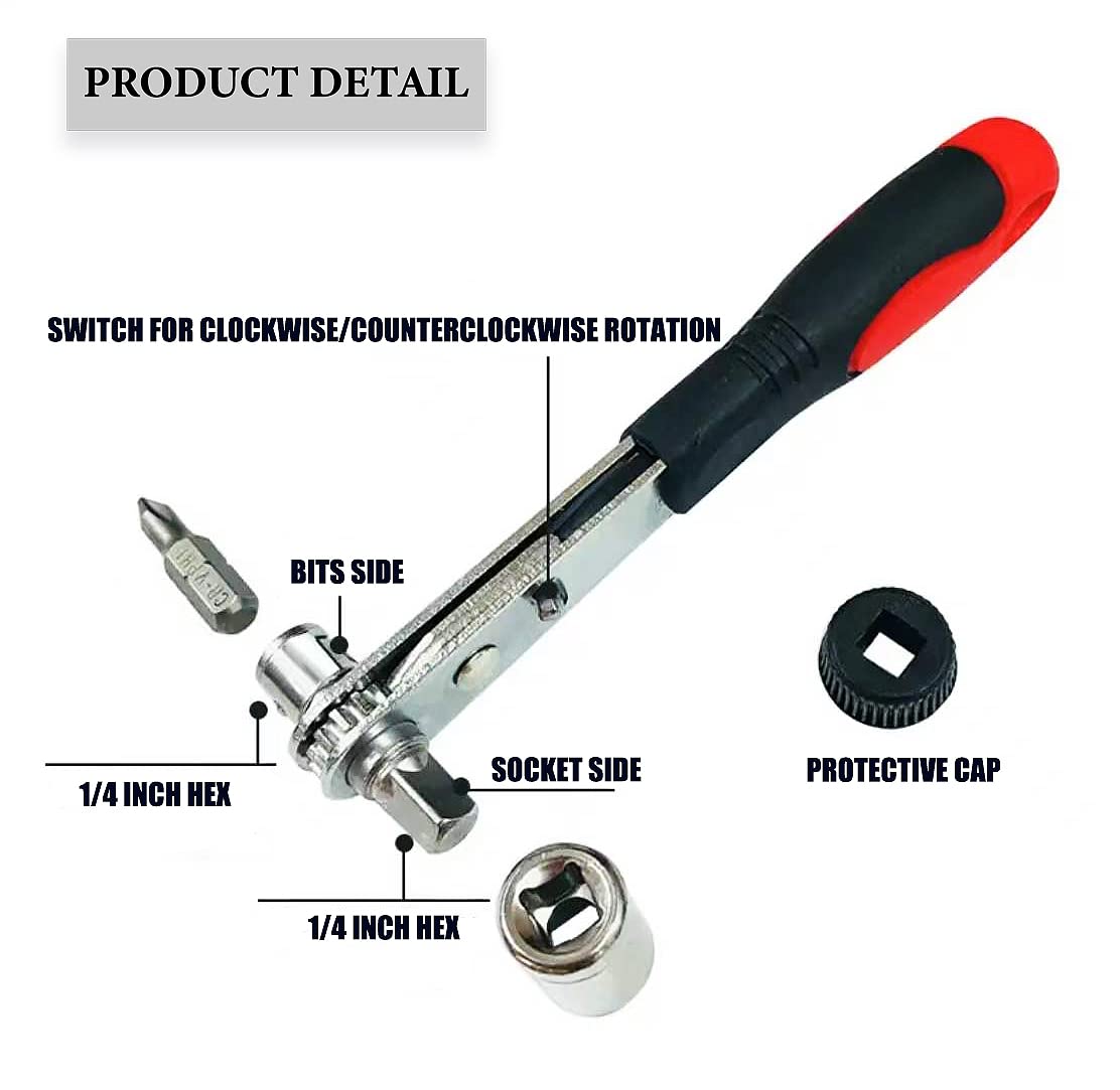 20-Piece Socket Wrench Set with 1/4
