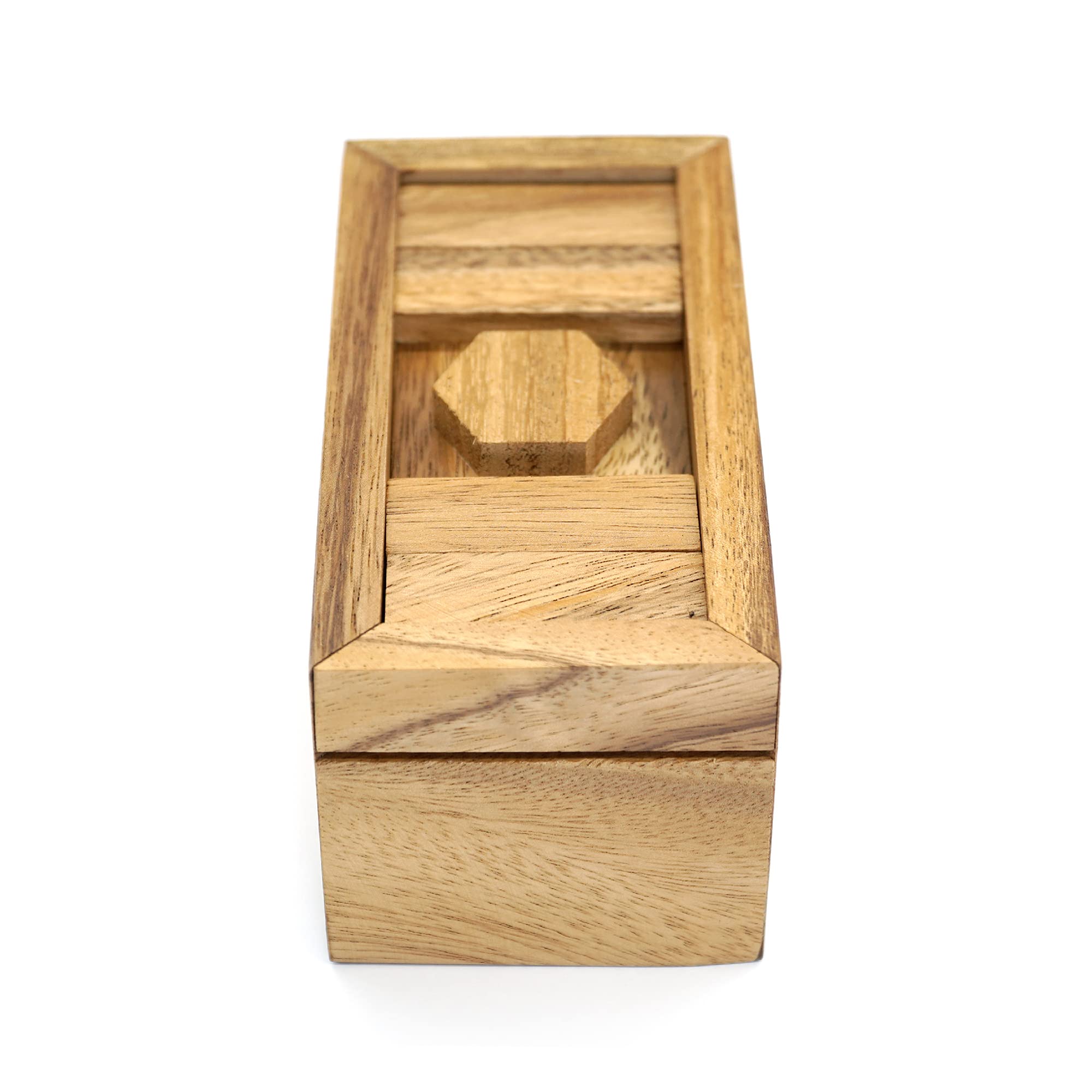 BSIRI Canopic Chest - Challenging Wooden Brain Teaser Puzzle Box | 3D Lock Box for Money, Jewelry & Gifts | Perfect for Cash Gifts, Secret Storage & Mind Games | Great Gift for Puzzle Lovers & Collectors