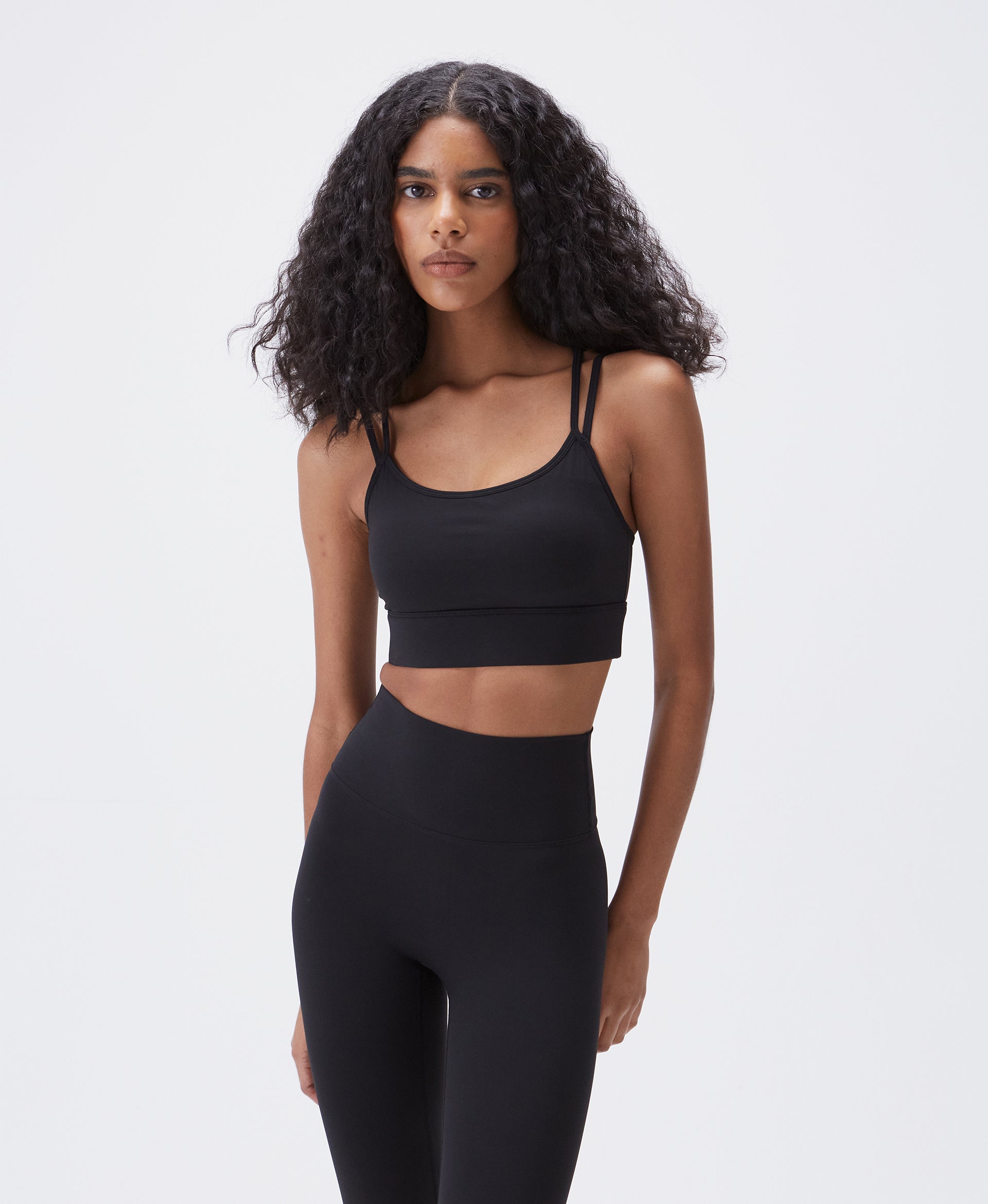 Ultimate Double Strap Bra - Black | Comfortable Support for Everyday Wear & Active Lifestyles