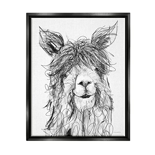 Black Floater Framed