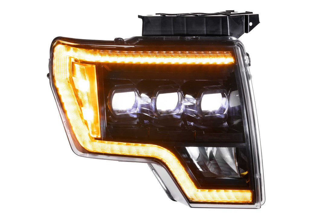 FORD F-150 (2009-2014) XB LED Headlights with Amber DRL - Upgrade Your Truck Lighting for Night Driving & Off-Road Adventures