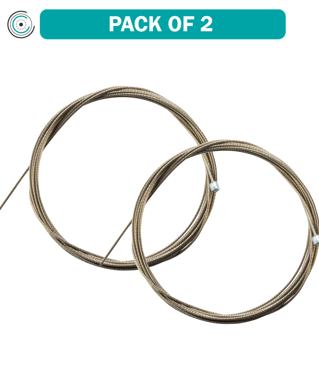 2 Pack Jagwire Pro Shift Cable 1.1 x 3100mm - Polished Slick Stainless Steel Bike Gear Cables for Smooth Shifting | Perfect for Road Bikes, Mountain Bikes & Cycling Maintenance