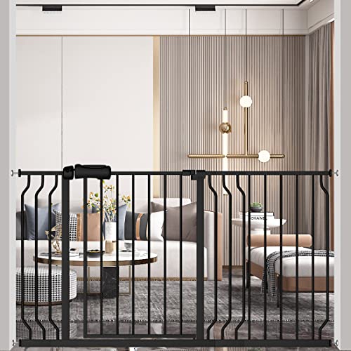 WAOWAO Extra Wide Baby Gate 52.76-57.48