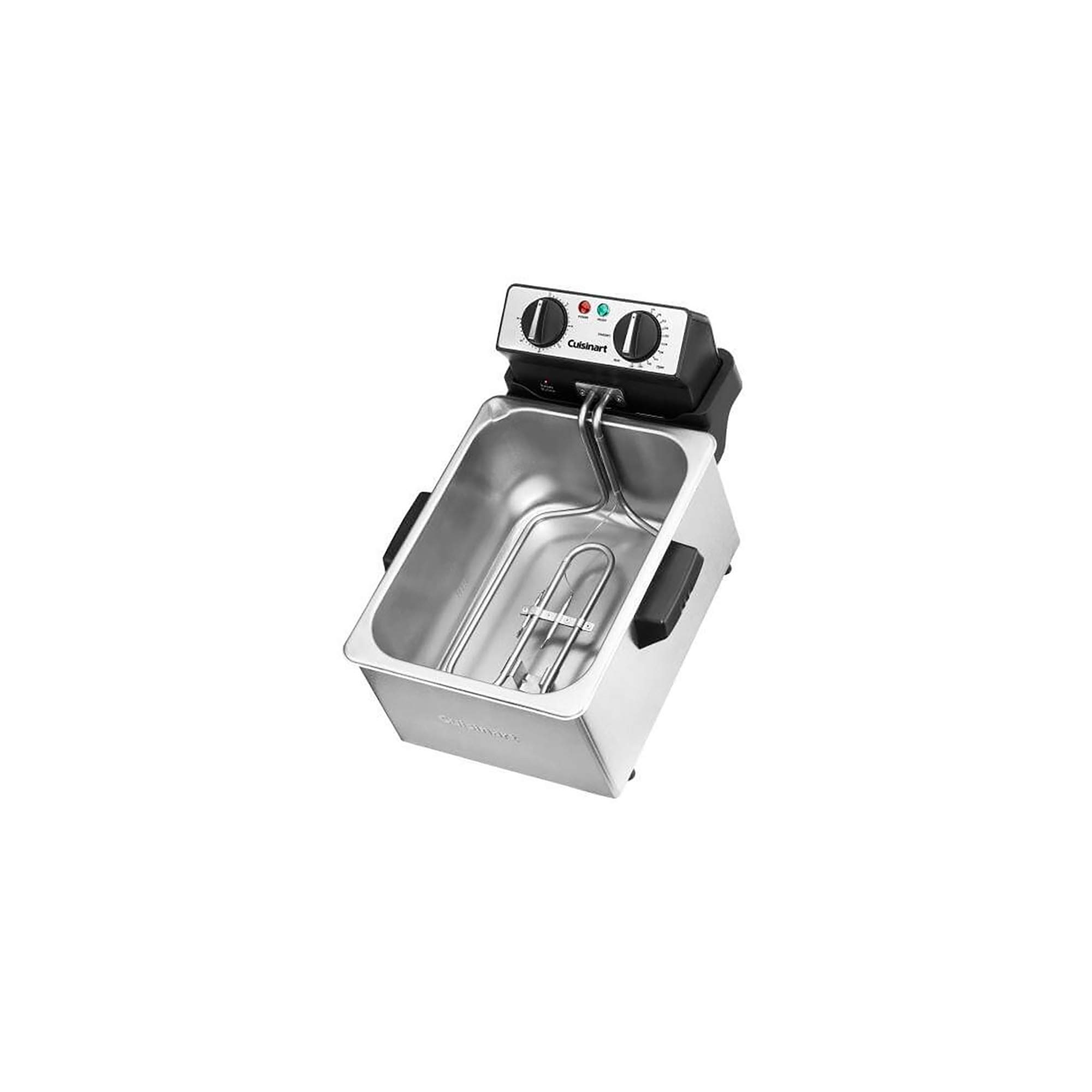 Cuisinart CDF-200P1 Professional Stainless Steel Deep Fryer - 1 Gallon Capacity for Home & Restaurant Use - Perfect for Frying Chicken, Fish, French Fries & More