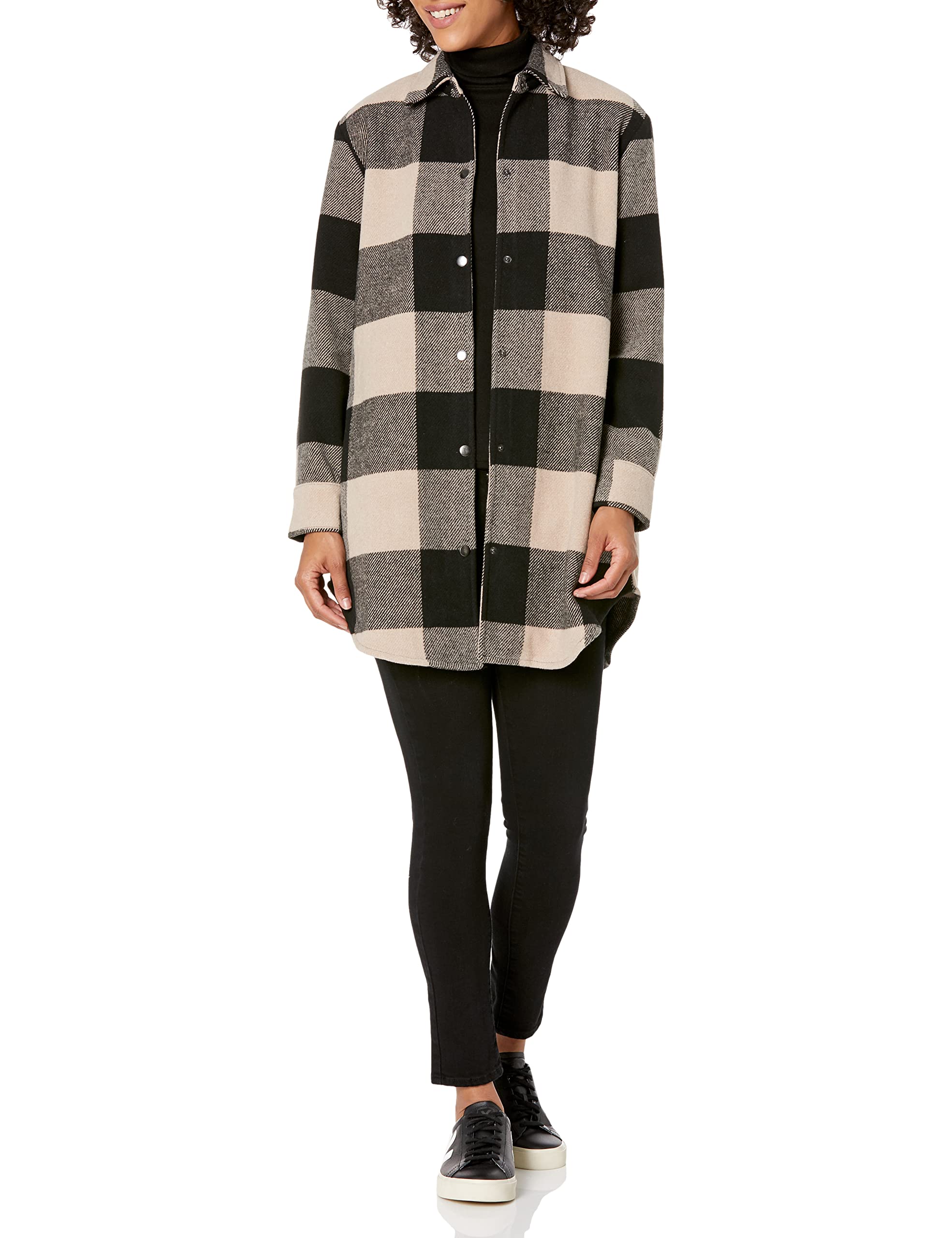 BB DAKOTA Women's Eldridge Coat - Stylish Winter Trench Coat with Belt, Warm Long Jacket for Fall & Winter Fashion | Perfect for Office, Dating & Outdoor Activities