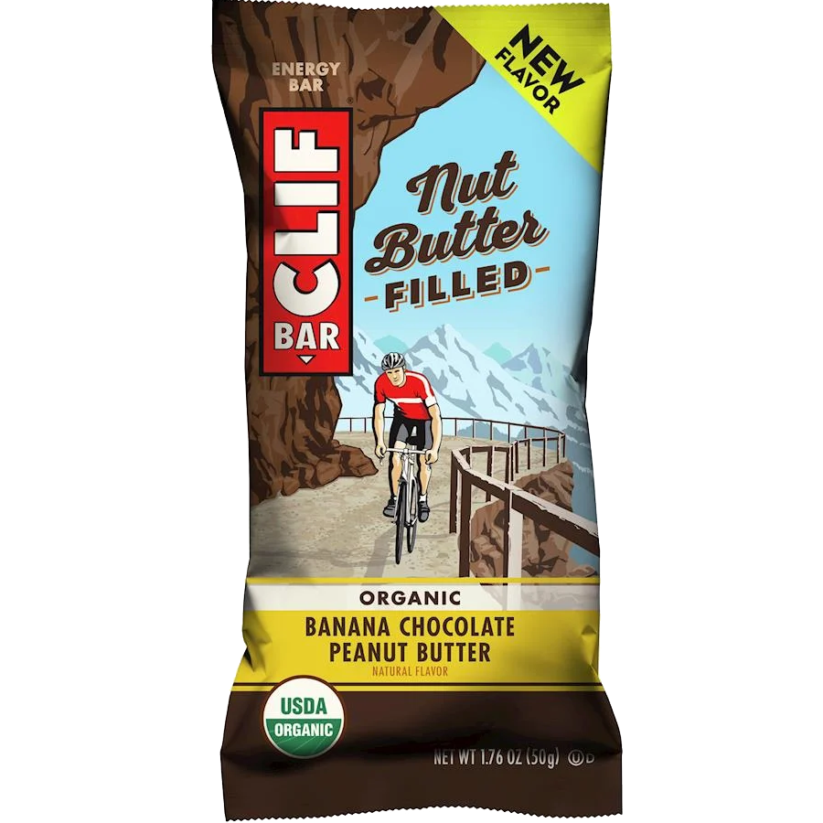 Clif Bar Nut Butter Filled Energy Bars - Organic Protein Snack for Hiking, Running & Outdoor Adventures - Gluten Free & Non-GMO (Variety Pack)
