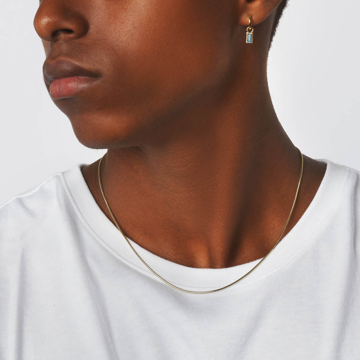 Elegant Gold Snake Chain Necklace for Women - Dainty Layering Jewelry for Everyday Wear & Special Occasions