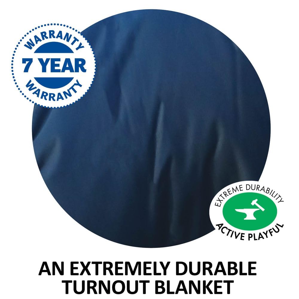 Challenger II VTEK Adjusta-Fit Bellyband Horse Blanket - Waterproof Winter Horse Blanket with Wither Relief for Cold Weather Protection | Ideal for Trail Riding, Stable Use & Winter Horse Care