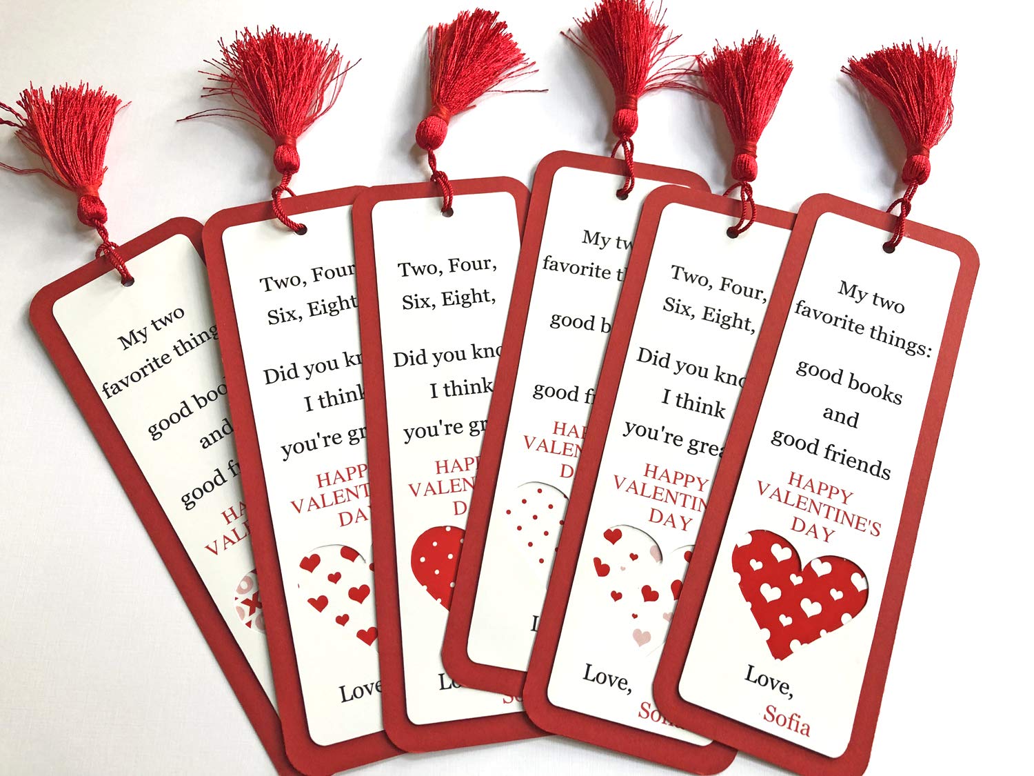 Romantic Valentine's Day Bookmark Set - Heart-Shaped Reading Accessories for Couples, Book Lovers & Gift Ideas - Perfect for Date Night, Anniversary & Romantic Gifts