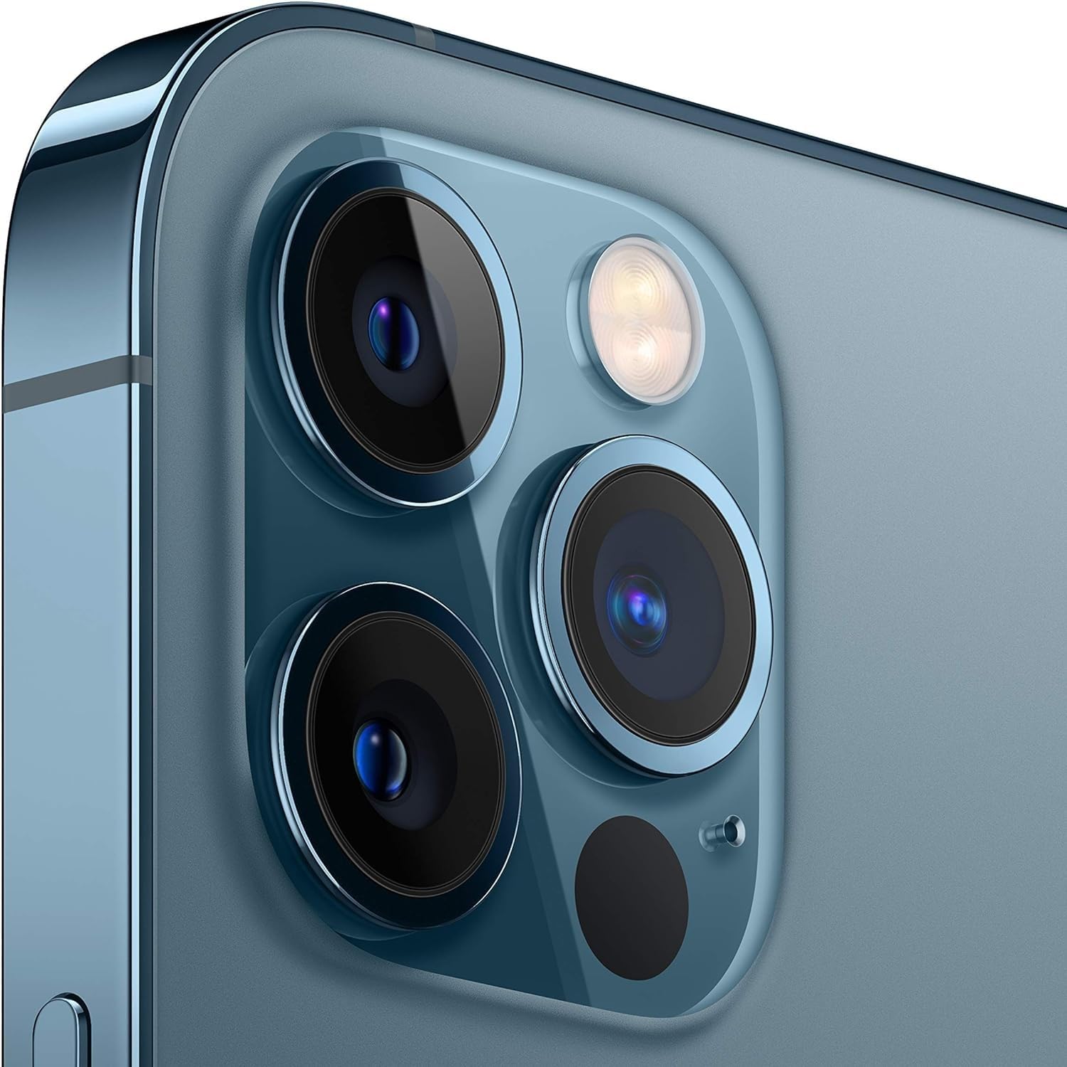 Refurbished Apple iPhone 12 Pro 128GB Pacific Blue - Unlocked Smartphone for Travel, Work & Photography | Premium Renewed iPhone with Face ID & Dual Camera System
