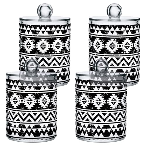 Aztec Tribe Pattern Black Stripe