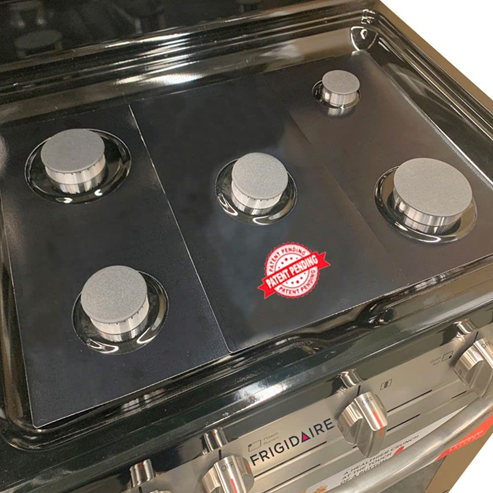 Premium Plus Stove Protectors for Frigidaire Gas Range Model FGGF3036TFD - Custom Cut, Easy to Clean Stove Liner - Made in USA - Perfect for Kitchen Safety & Countertop Protection