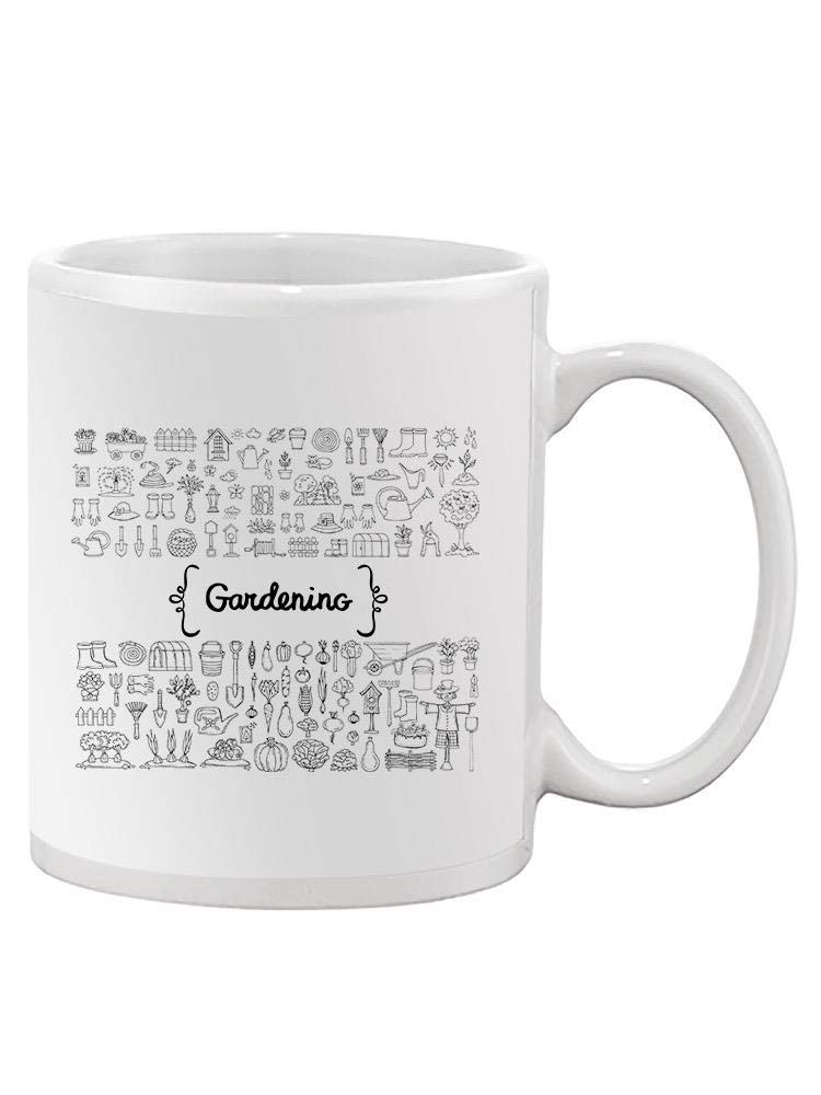 Smartprints Gardening Mug - Unisex Ceramic Coffee Cup with Handle, Perfect for Gardeners, Plant Lovers & Outdoor Enthusiasts - Ideal for Morning Coffee, Tea or Hot Chocolate in the Garden