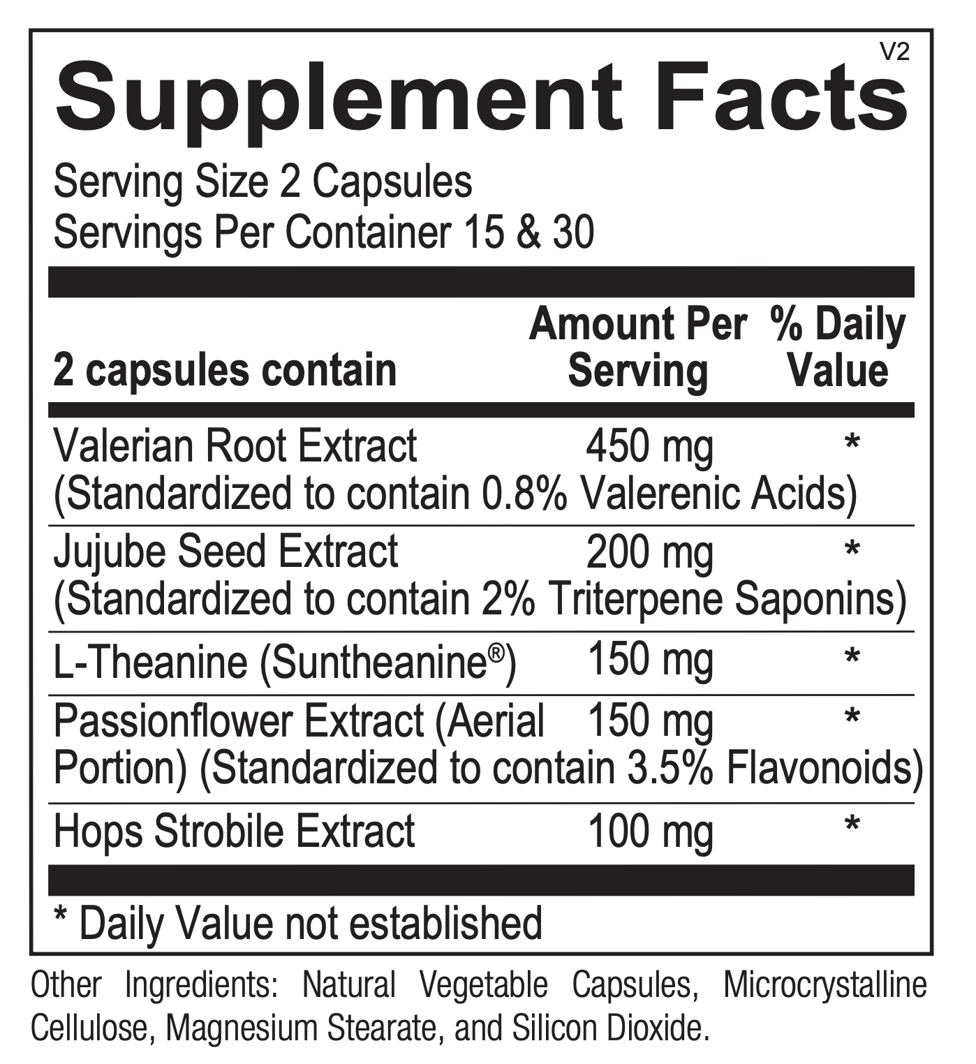 Botanical PM 30 Capsules - Natural Sleep Aid & Relaxation Supplement for Adults | Perfect for Nighttime Use & Stress Relief