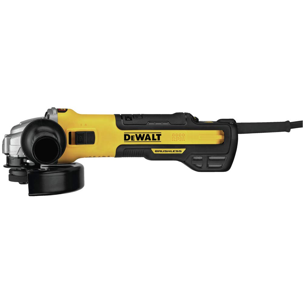 DEWALT 5-6 Inch Small Angle Grinder with Variable Speed - Tool Only (DWE43240INOX) - Perfect for Metal Cutting, Grinding & Polishing in Construction & DIY Projects