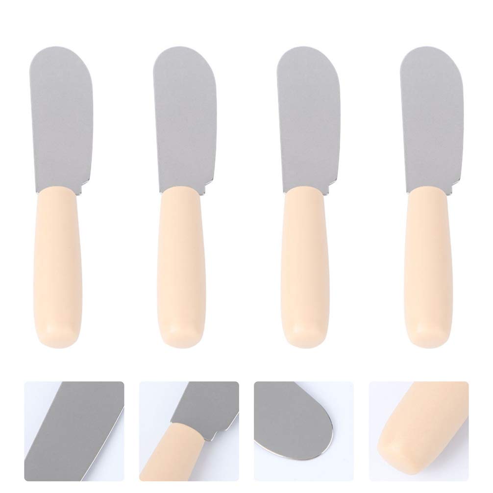 16-Piece Stainless Steel Spatula Set for Baking - Plastic Handle Cream Spatula, Butter Spatula, Icing Spatula & Smoother - Perfect for Cake Decorating, Cookie Dough, Frosting & Dessert Making