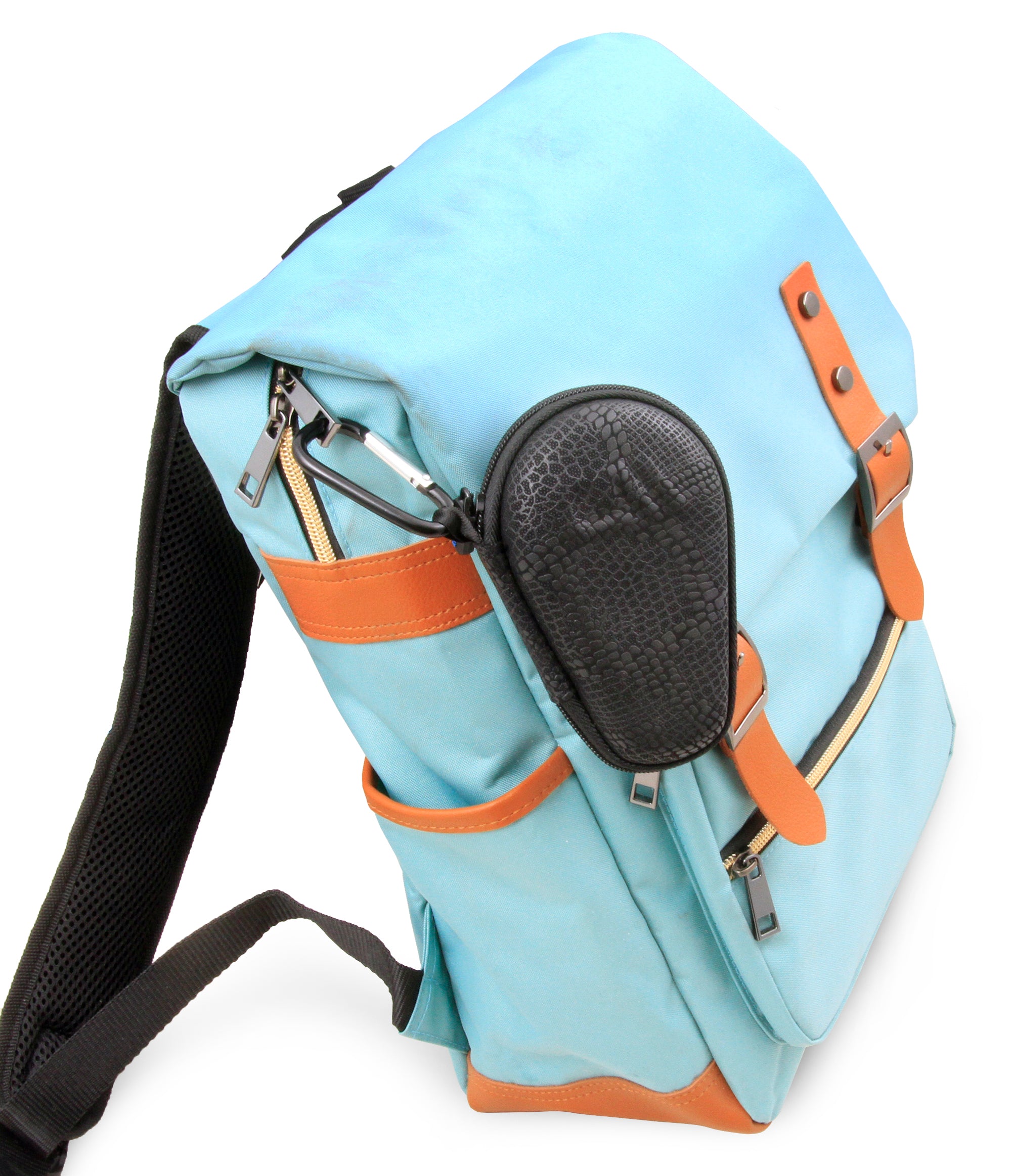 CASEMATIX 4.75 Inch Hard Shell EVA Travel Case with Carabiner Clip - Waterproof Protective Storage for Small Accessories (Fits 4.25 x 1.25 x 0.9 Inch Items) - Perfect for Travel, Camping, Hiking & Outdoor Gear Organization