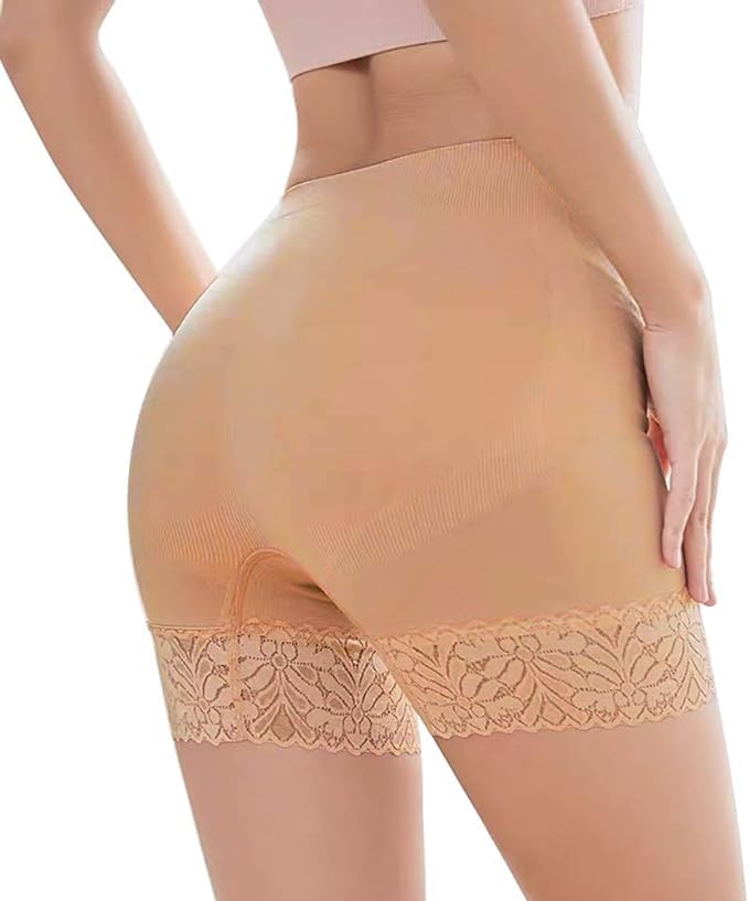 iloveSIA Women's Lace Slip Shorts 3-Pack - Comfortable Boyshort Underwear for Dresses | Anti-Chafing Safety Pants | Breathable Cotton Lingerie | Perfect for Summer, Skirts & Formal Wear