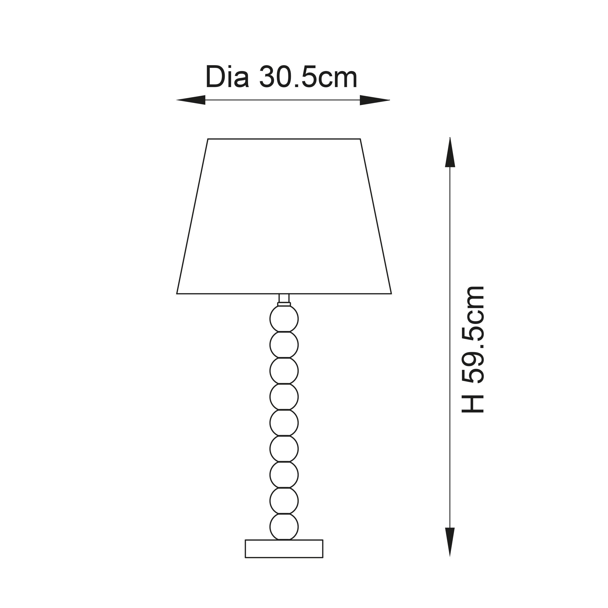 Endon Adelie Pink Crystal Glass Table Lamp with Blue Shade - Elegant Home Decor for Bedroom, Living Room & Office