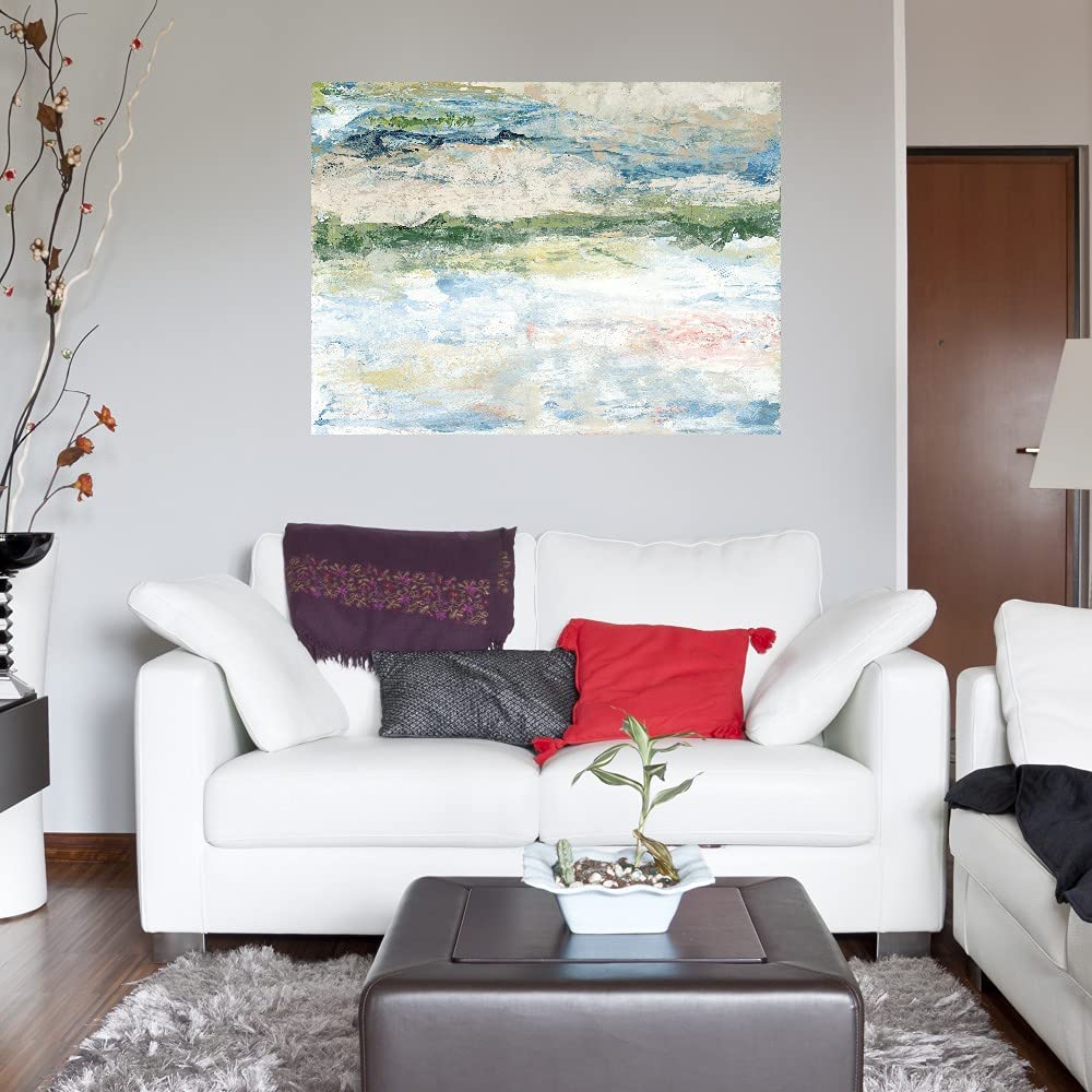 Kyle Goderwis Coastal Seascape Fine Art Canvas Wall Decor - 6 Panel Canvas Prints for Living Room, Bedroom, Bathroom, Kitchen, Office, Bar & Dining Room - Ready to Hang 43x32 Inches - Perfect for Beach House, Coastal Decor & Modern Home Interior