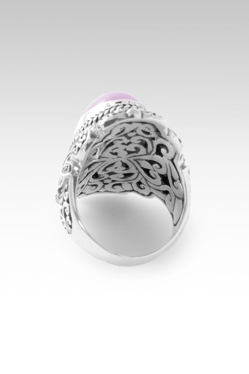 Faithful Love Kunzite Ring for Women - Elegant Promise & Engagement Jewelry Gift - Perfect for Anniversaries, Weddings & Romantic Occasions