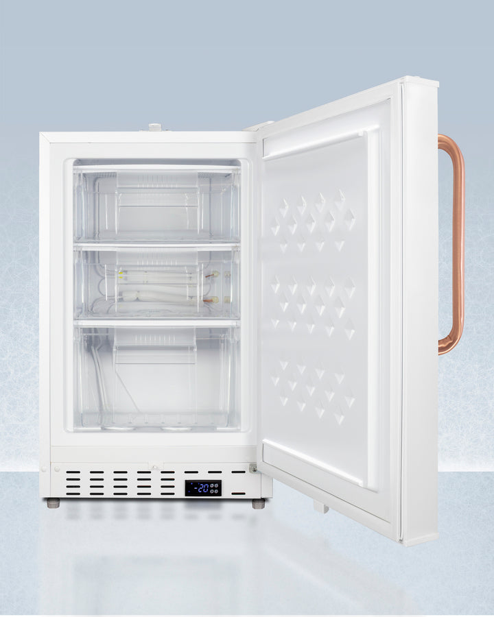 Accucold 20 Inch Wide ADA Compliant Built-In Medical Vaccine Freezer - ADA305AFTBC - Perfect for Hospitals, Pharmacies & Clinics