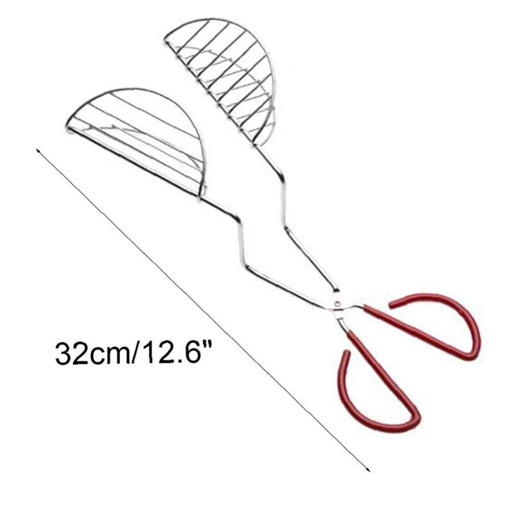 Stainless Steel Tortilla Press & Taco Shell Maker Tongs with Rubber Handle - 12.6 Inch Kitchen Tool for Making Tacos, Quesadillas, and Flatbreads at Home