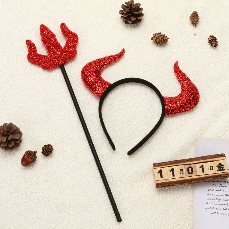 Halloween Headband with Buckle - Spooky Costume Accessory for Women & Men - Perfect for Halloween Parties, Trick or Treating, and Cosplay