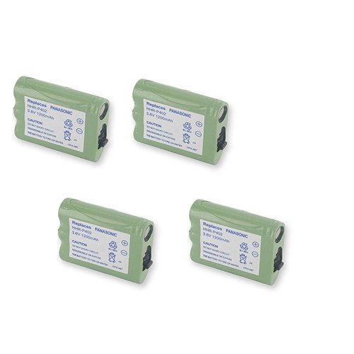 Synergy Digital Cordless Phone Batteries - 4 Pack EM-CPH-487 Replacement Batteries Compatible with HHR-P402 Cordless Phone | Long Lasting Power for Home & Office Use