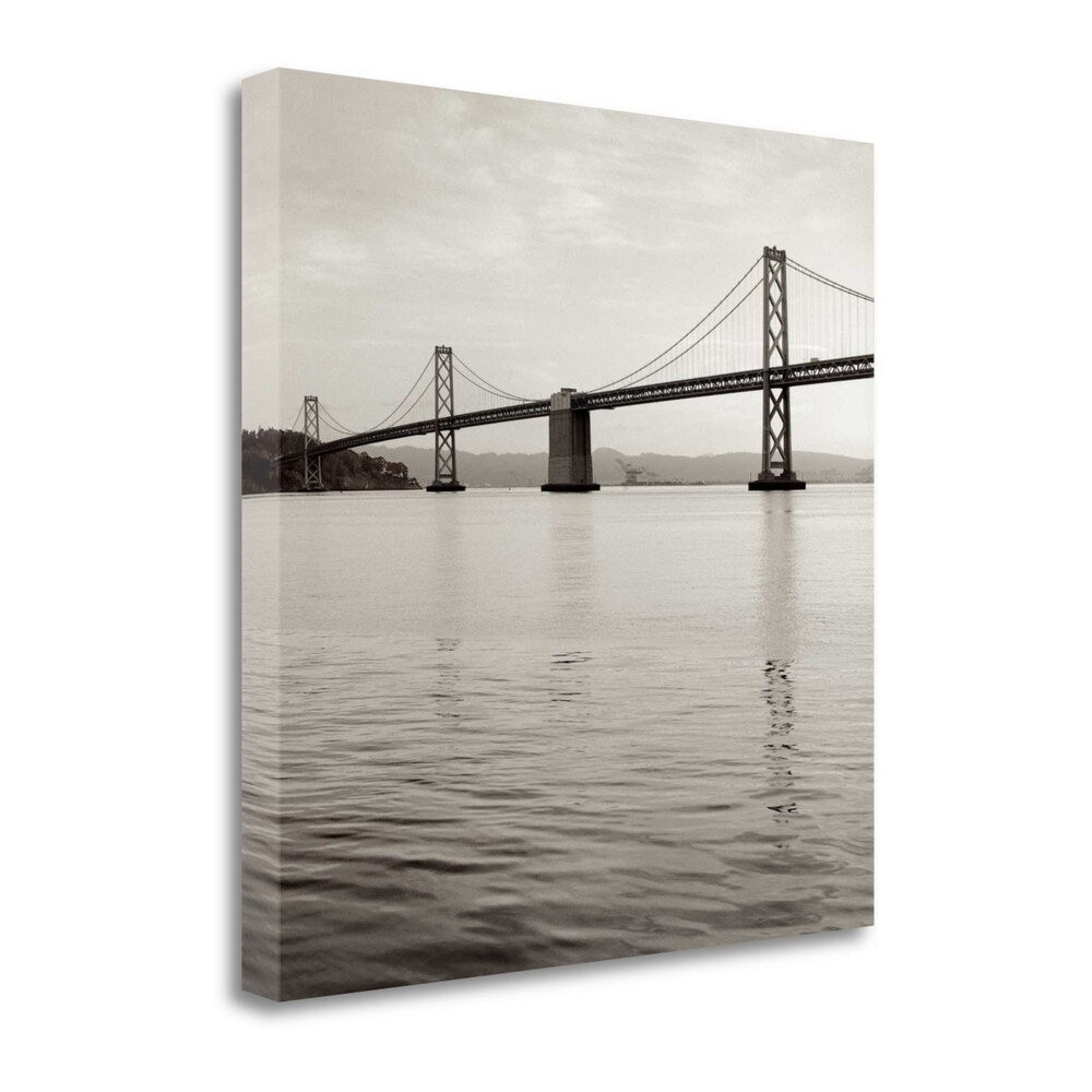 Bay Bridge 2 by Alan Blaustein - Premium Fine Art Giclee Print on Gallery Wrapped Canvas - Ready to Hang Wall Decor for Living Room, Bedroom & Office