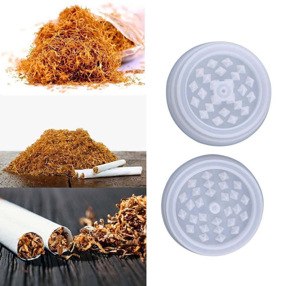 Premium Herb Grinder Silicone Mold - 4-Piece Resin Grinder Mold for DIY Crafts, Baking & Resin Art - Perfect for Making Acrylic Agate Crushers & Unique Gifts (Ideal for Home Crafting, Jewelry Making & Resin Projects)