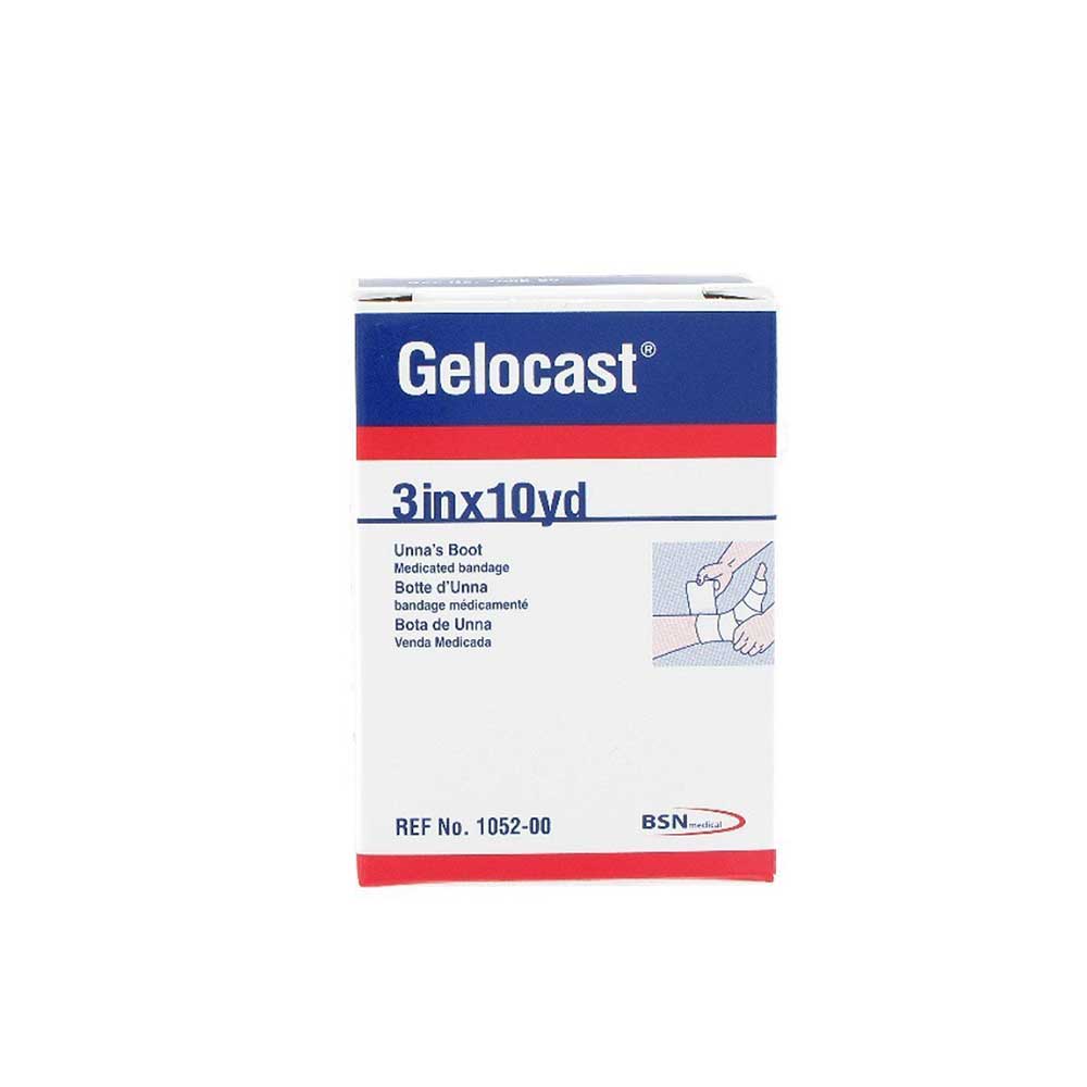 Gelocast 01052 Unna Boot Dressing - 1 Each - Compression Bandage for Leg Ulcers & Wound Care - Ideal for Diabetic Foot Care & Post-Surgery Recovery