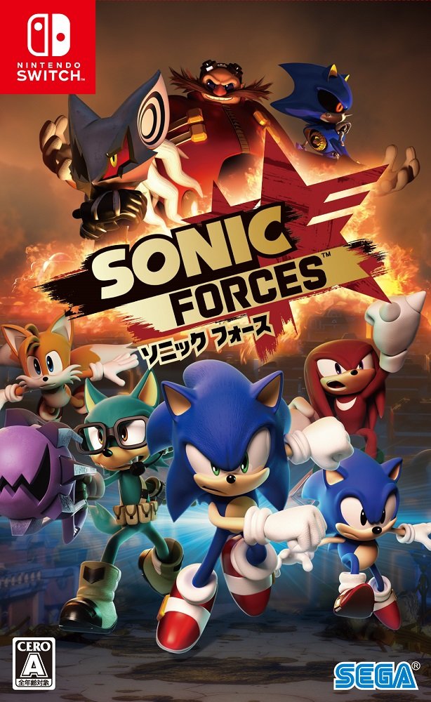 Sonic Forces - Standard Edition for Nintendo Switch (Japanese Version) | Fast-Paced Action Game for Kids & Adults | Perfect for Home & Travel Gaming