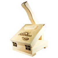 Authentic Mexican Sol Y Luna Wooden Tortilla Press - 8.5 Inch Handmade Tortilla Maker for Fresh Corn & Flour Tortillas - Perfect for Taco Night, Quesadillas, and Authentic Mexican Cooking