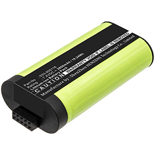 Synergy Digital Replacement Battery for Logitech S-00147 Speaker - 7.4V 2600mAh Li-ion High Capacity Battery (Compatible with Logitech 533-000116 & 533-000138) - Perfect for Home Audio, Gaming & Office Use