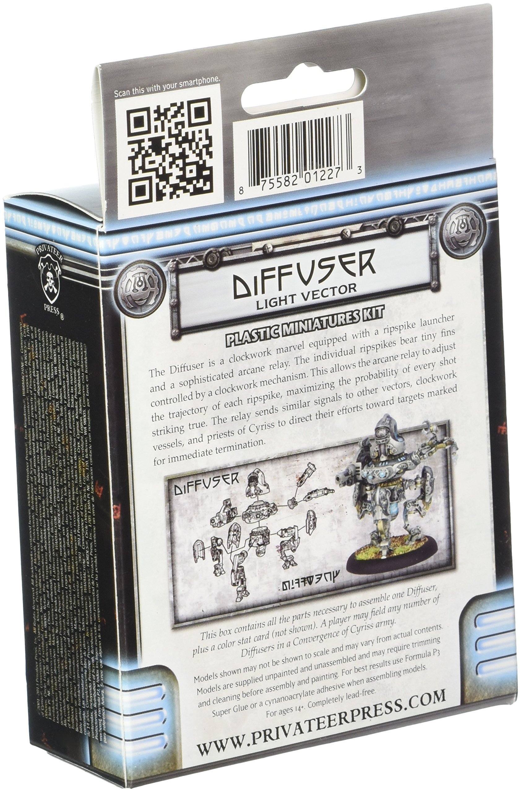 Privateer Press Warmachine Convergence Diffuser Model Kit - Miniature Wargaming Terrain for Tabletop Battles & Scenery Building
