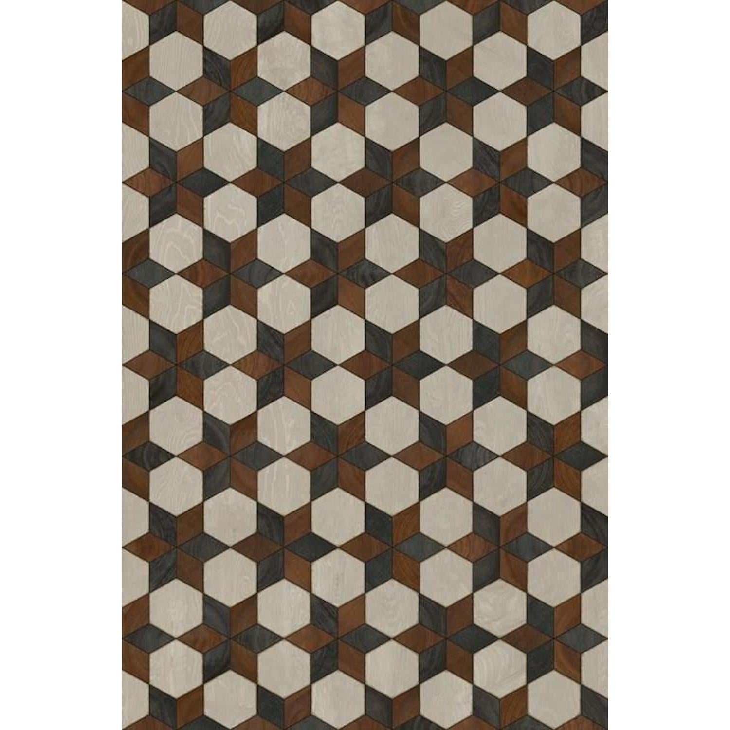 Handmade Illuminated Radio Star Vinyl Rug - Durable & Stylish Floor Mat for Living Room, Bedroom, or Office Decor