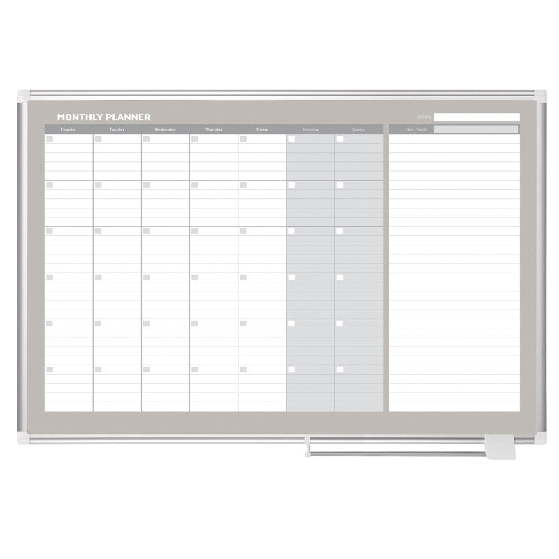2024-2025 Monthly Planner with Aluminum Frame - A5 Size, Durable & Stylish - Perfect for Office, School, and Home Organization